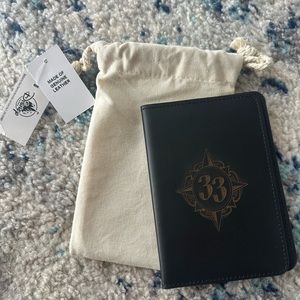 Club 33 Passport Wallet Genuine Leather